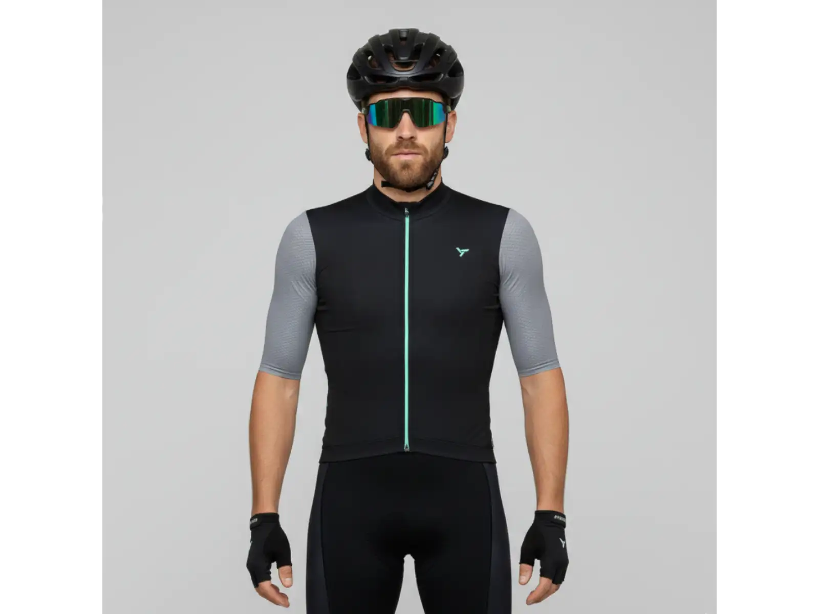 Silvini Auronzo pánský dres krátký rukáv Black/Ocean