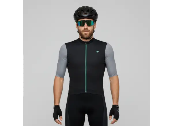 Silvini Auronzo pánský dres krátký rukáv Black/Ocean