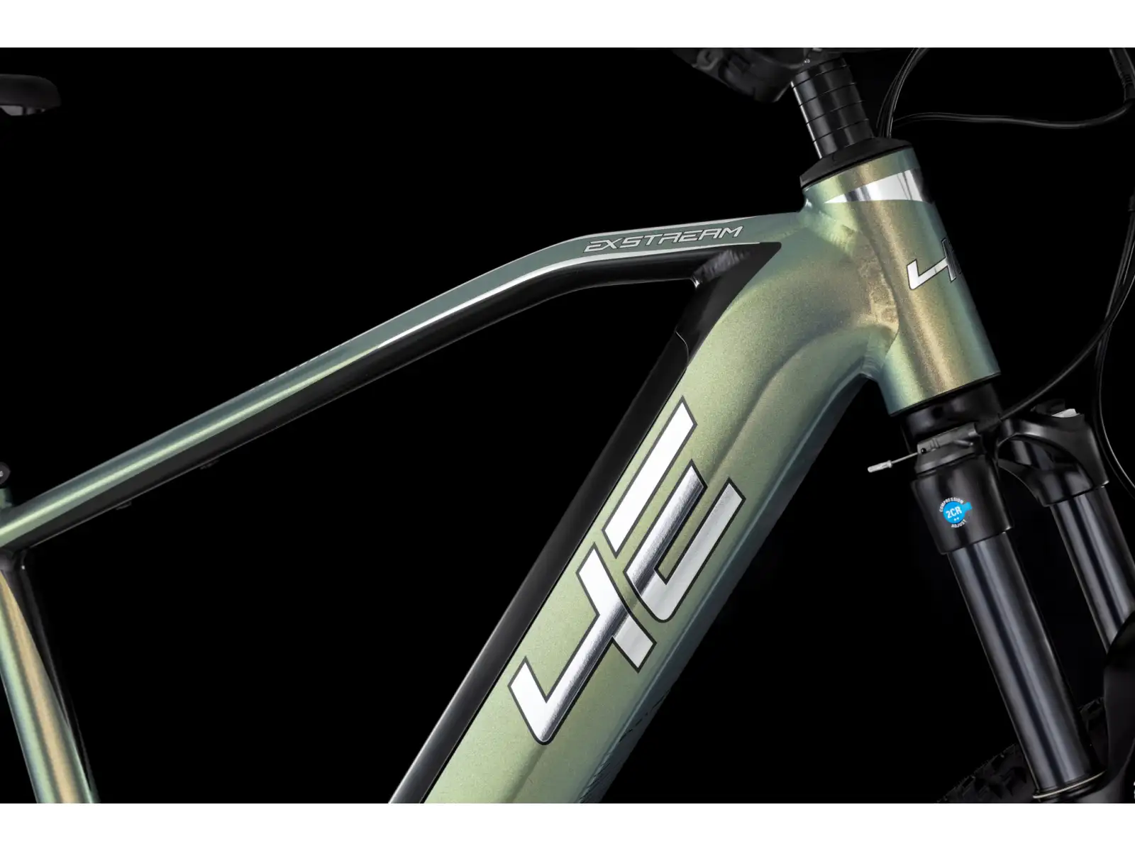 4EVER Exstream Team 820 horské elektrokolo Snake green/hologram