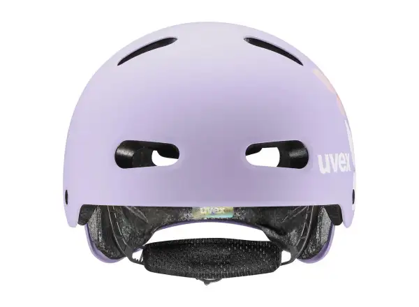 Uvex Kid 4 Style dětská přilba Flower Lilac Matt