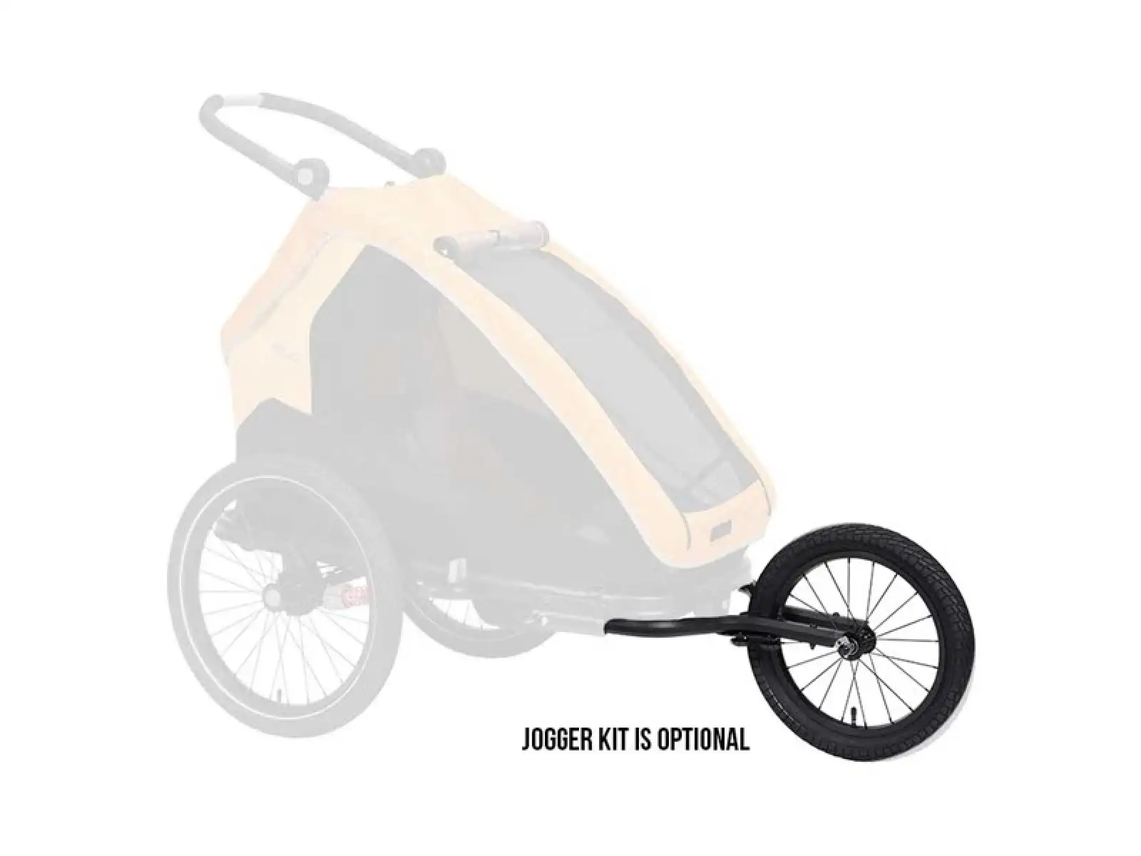 XLC DUOs BS-C10 dvoumístný závěsný vozík 20" Marigold/Anthrazit