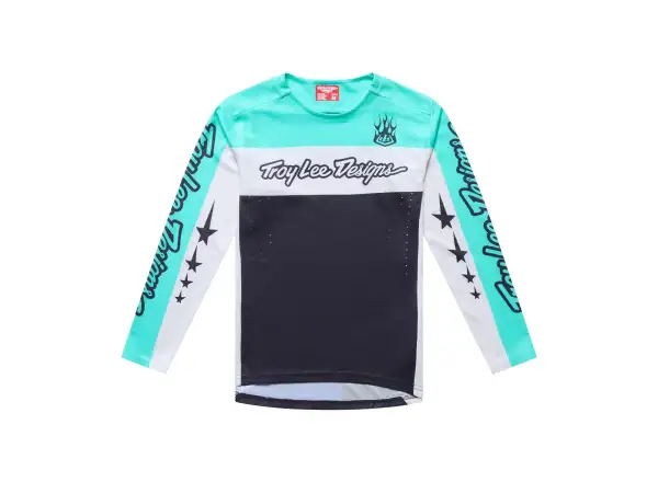 Troy Lee Designs Youth Sprint Pro dětský dres dlouhý rukáv Yo Moto Carbon
