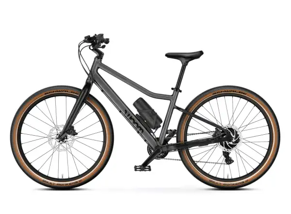 Woom Explore e 5 dětské elektrokolo Graphite Grey