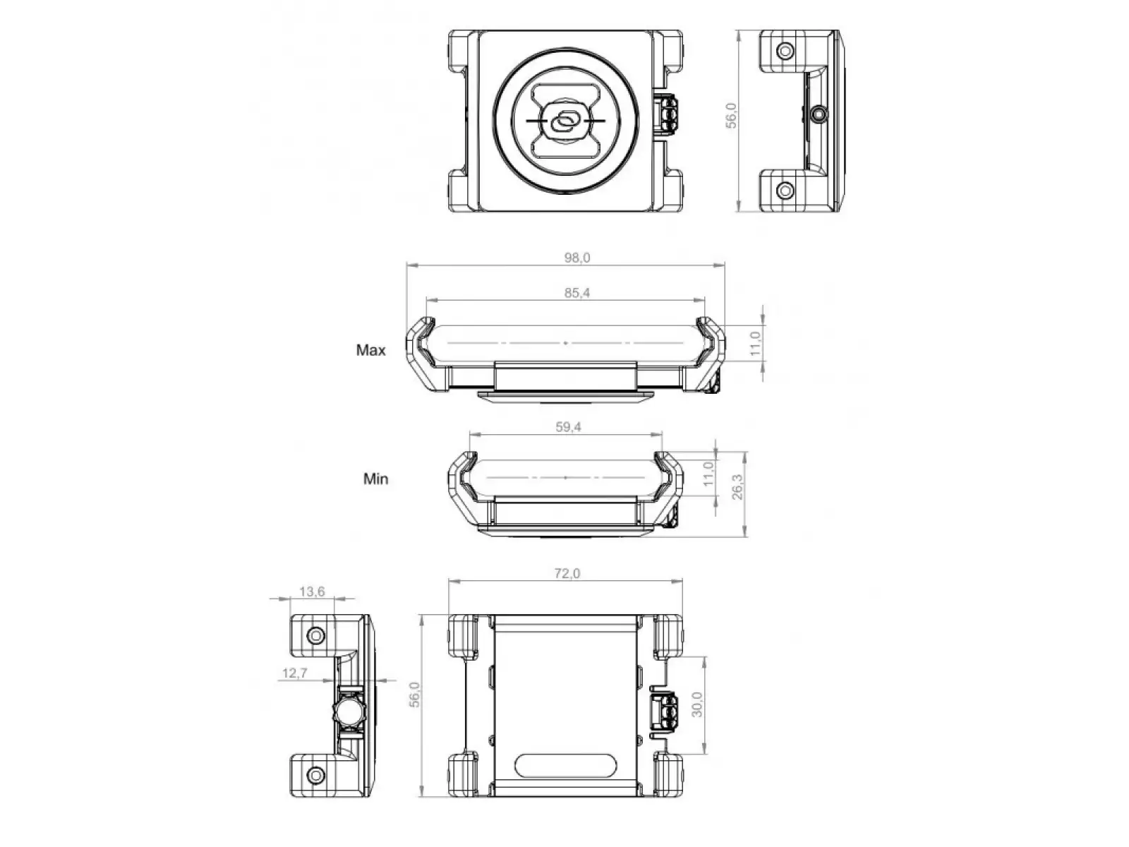 SP Connect Universal Phone Clamp SPC+ držák na smartphone