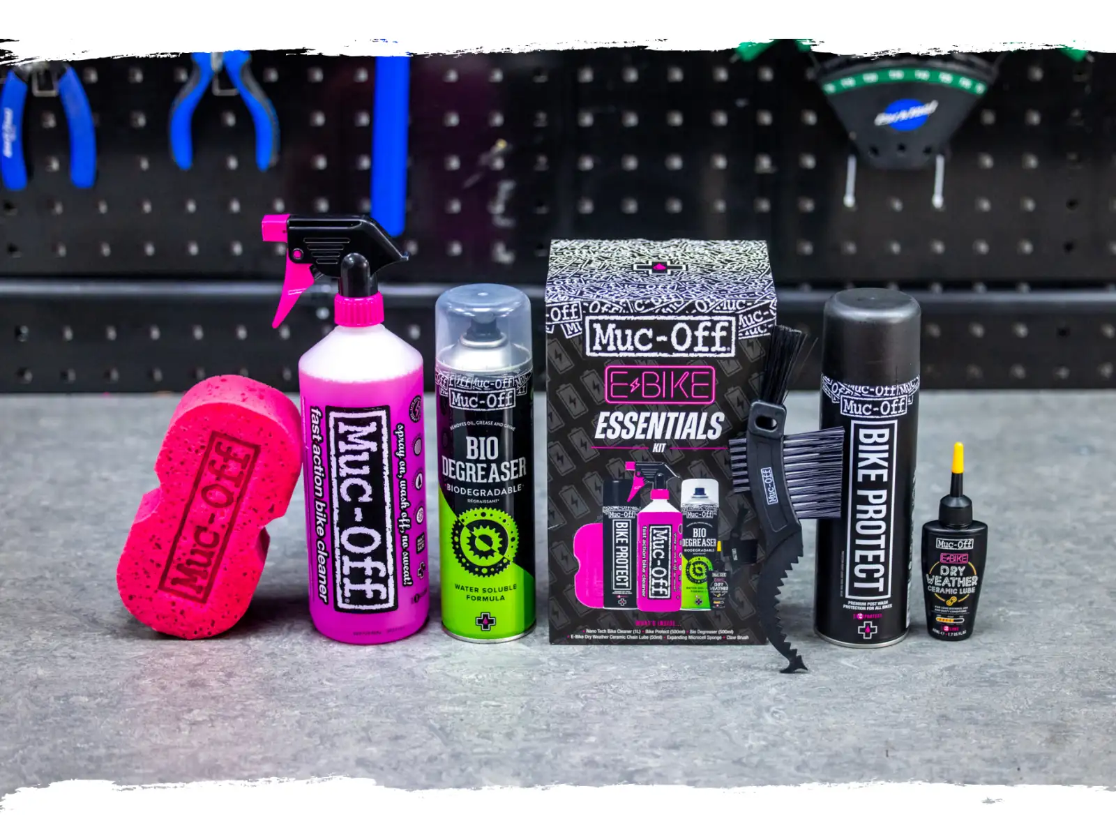 Muc-Off E-Bike Essentials Kit mycí sada pro elektrokola