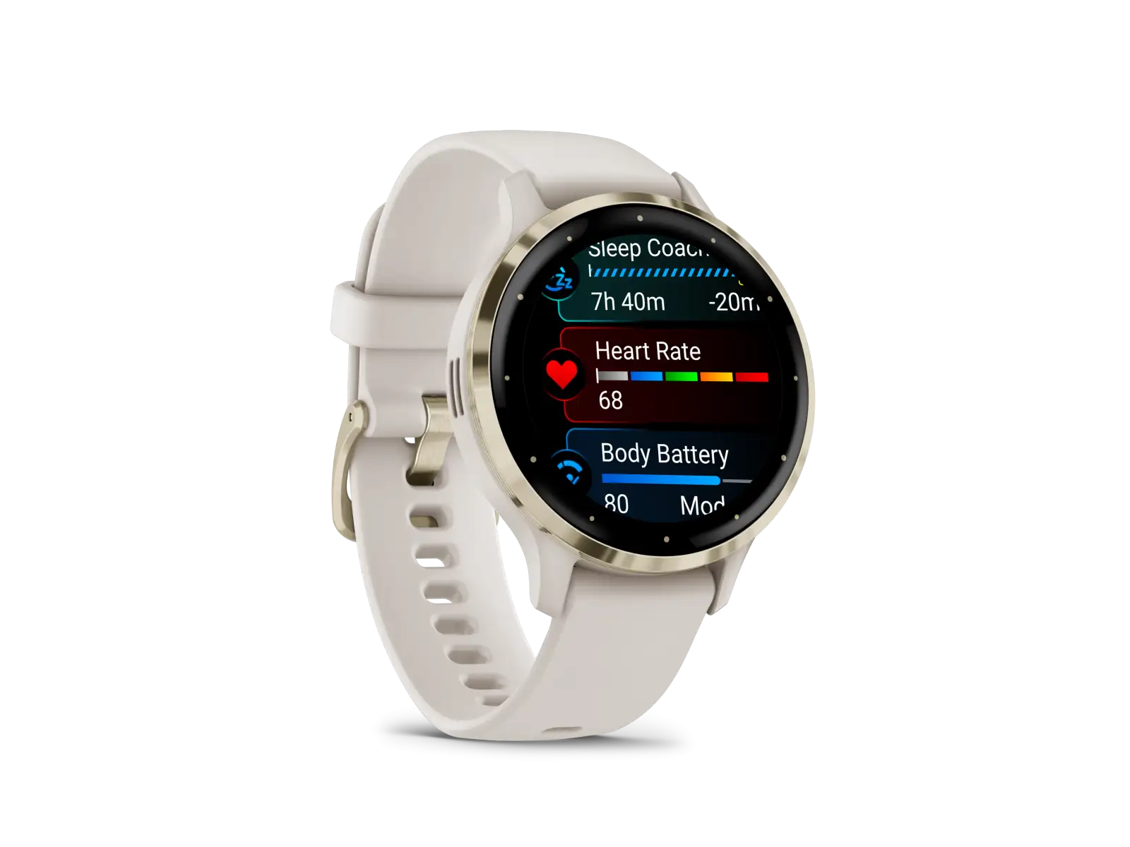 Garmin Venu 3S chytré hodinky Soft Gold/Ivory