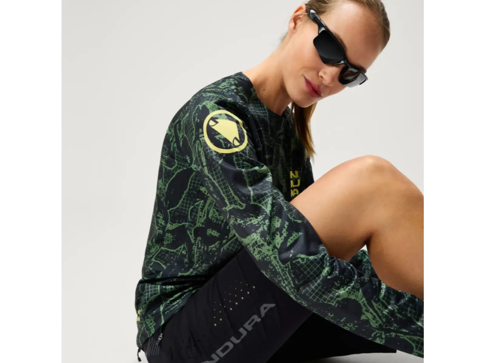 Endura Floral LTD dámský dres dlouhý rukáv Black