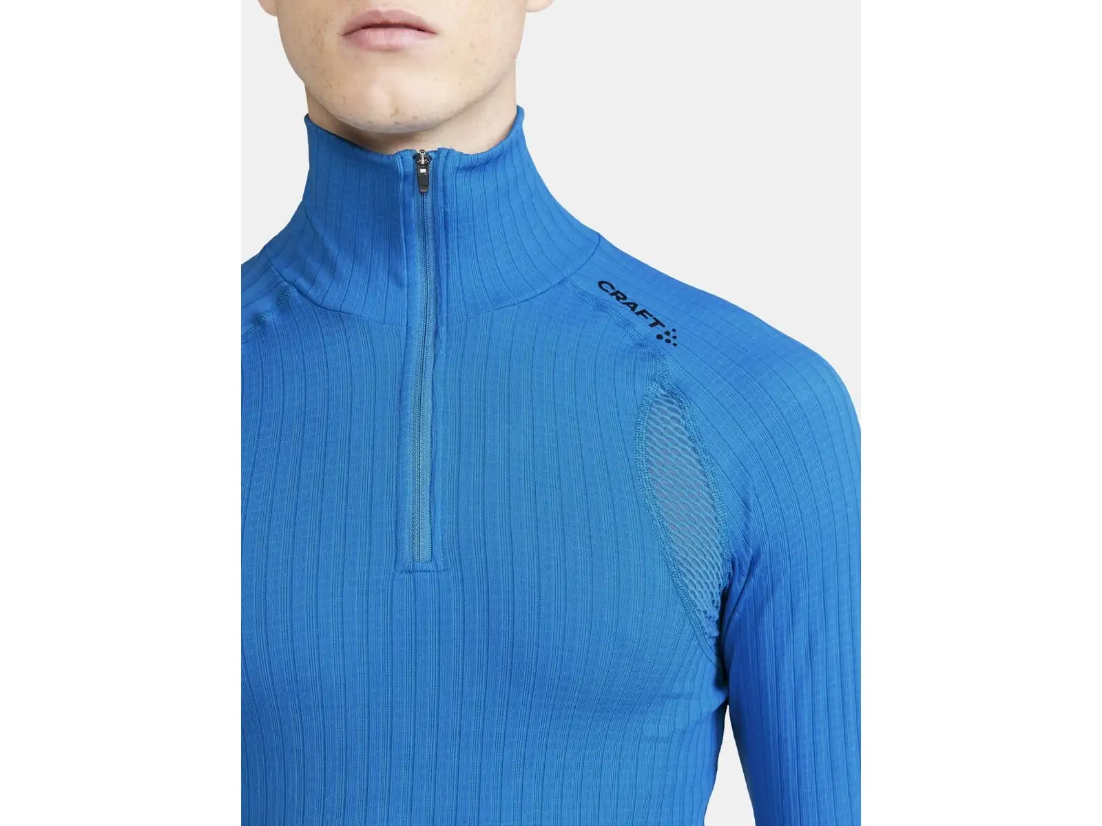 Craft Active Extreme X Zip pánské triko dlouhý rukáv modrá