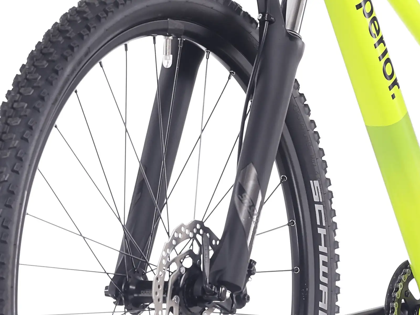 Superior RACER 27 dětské kolo Matte Radioactive Yellow