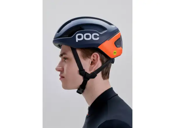 POC Omne Air MIPS silniční přilba Apatite Navy Matt/Fluorescent Orange Matt