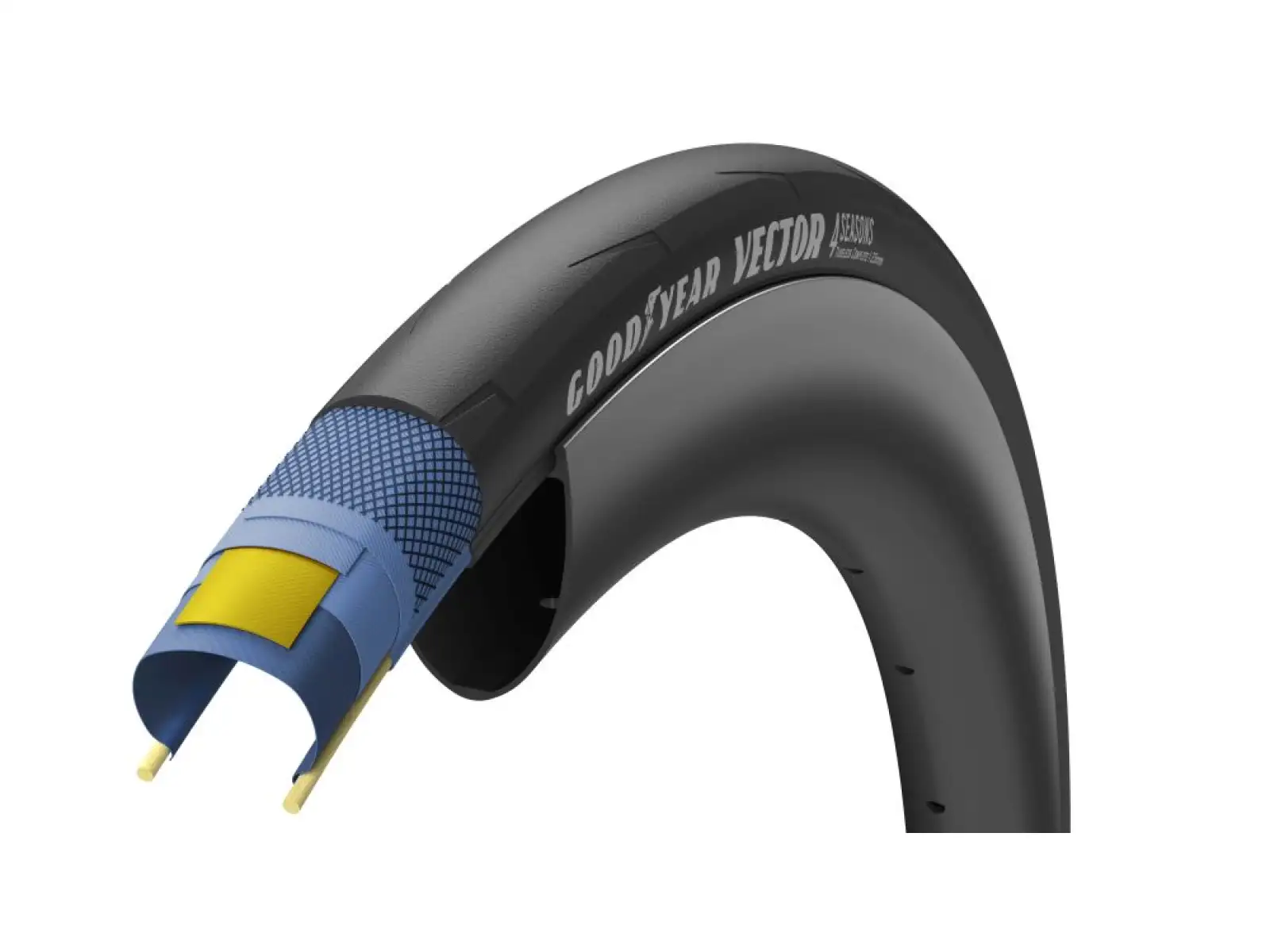 Goodyear Vector 4Seasons Tubeless Complete silniční plášť kevlar