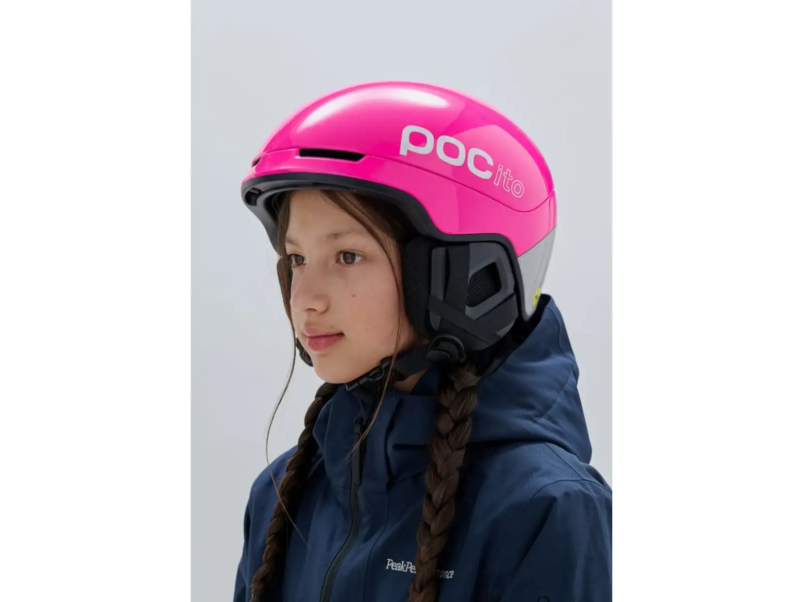 POC POCito Obex dětská lyžařská přilba Fluorescent Pink
