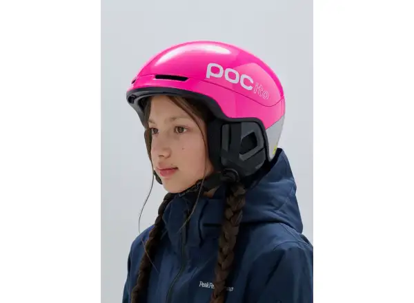 POC POCito Obex dětská lyžařská přilba Fluorescent Pink