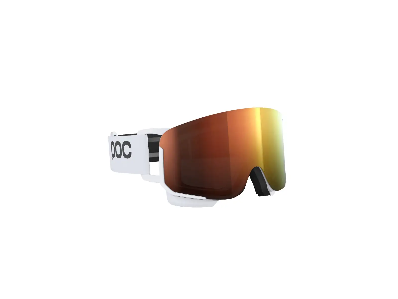 POC Nexal WF lyžařské brýle Hydrogen White/Partly Sunny Orange