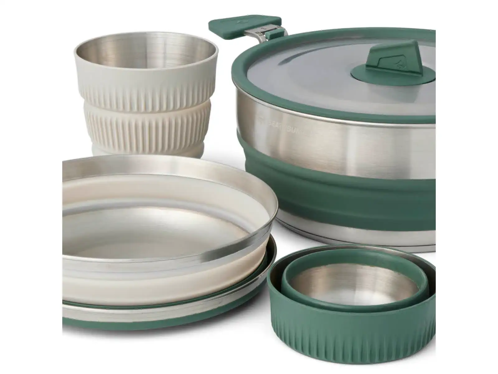 Sea to Summit Detour Stainless Steel Collapsible One Pot Cook Set 3L skládací hrnec v sadě