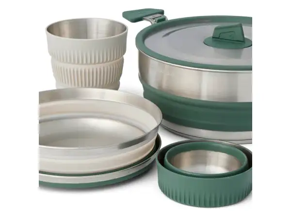 Sea to Summit Detour Stainless Steel Collapsible One Pot Cook Set 3L skládací hrnec v sadě