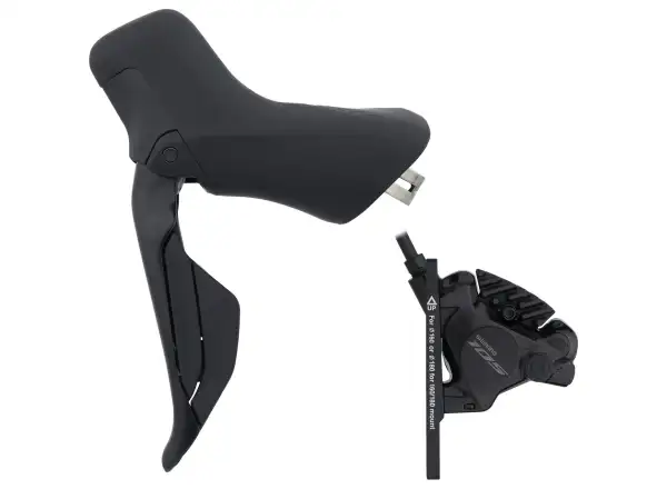 Shimano 105 Di2 BR-R7170 + ST-R7170 kotoučová brzda zadní (pravá), J-kit, polymer