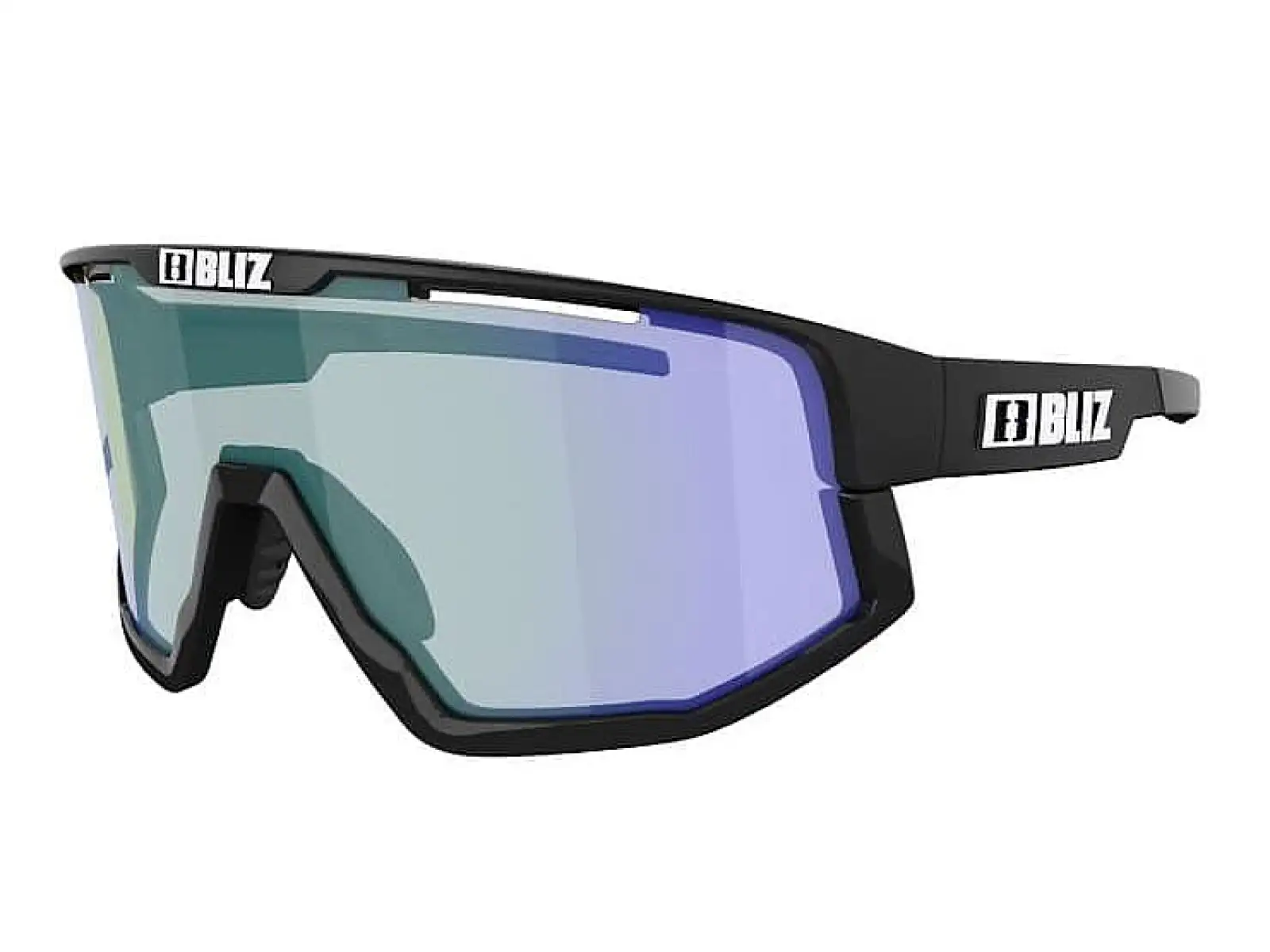 Bliz Fusion Nano Optics cyklistické brýle Matt Black Photocromic Brown/Blue Multi Cat. 1-3