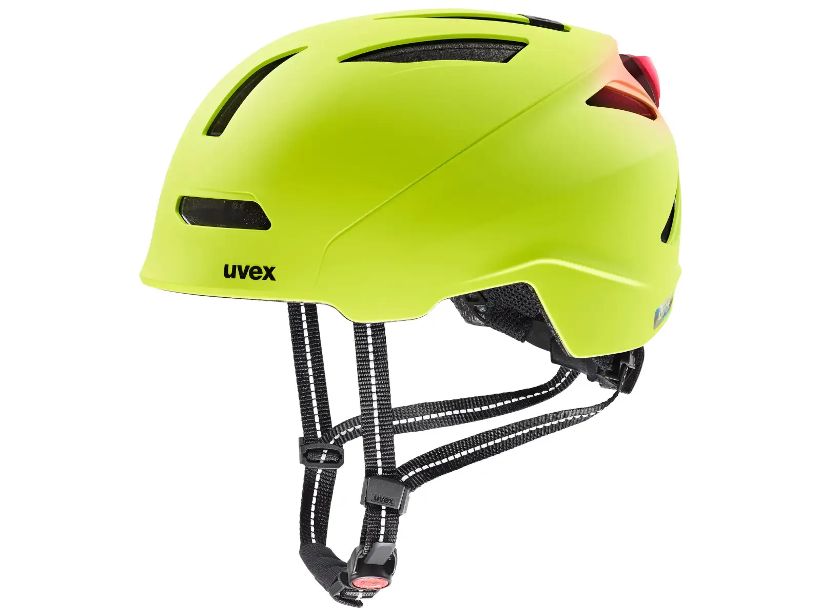 Uvex Urban planet LED přilba Lime matt