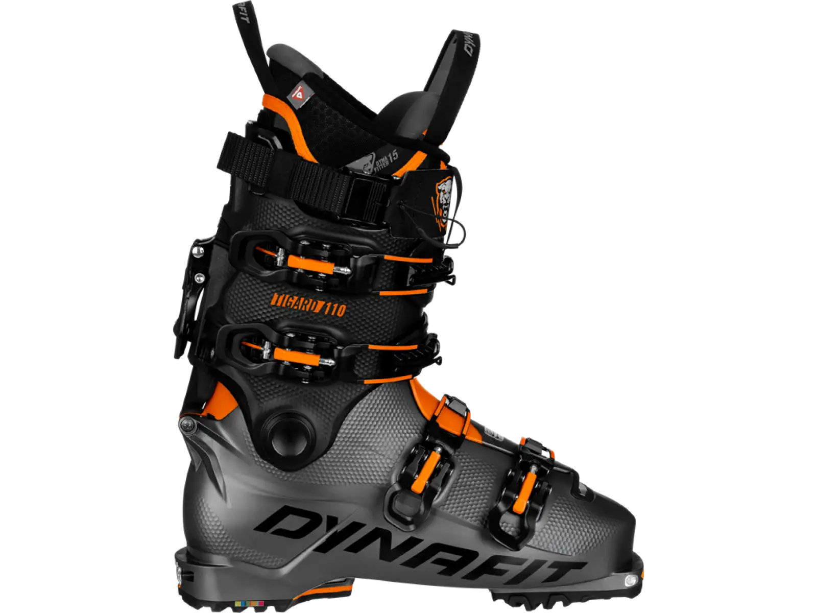 Dynafit Tigard 110 unisex skialpové boty Magnet/Fluo Orange