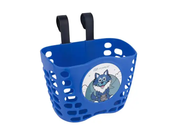 Force dětský košík na řídítka modrá