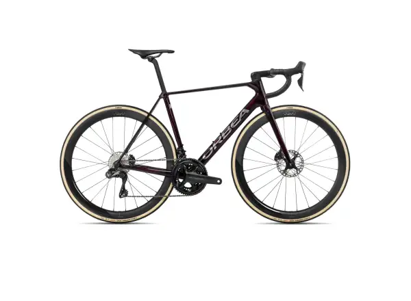 Orbea ORCA M20iLTD PWR silniční kolo Wine Red-Titanium