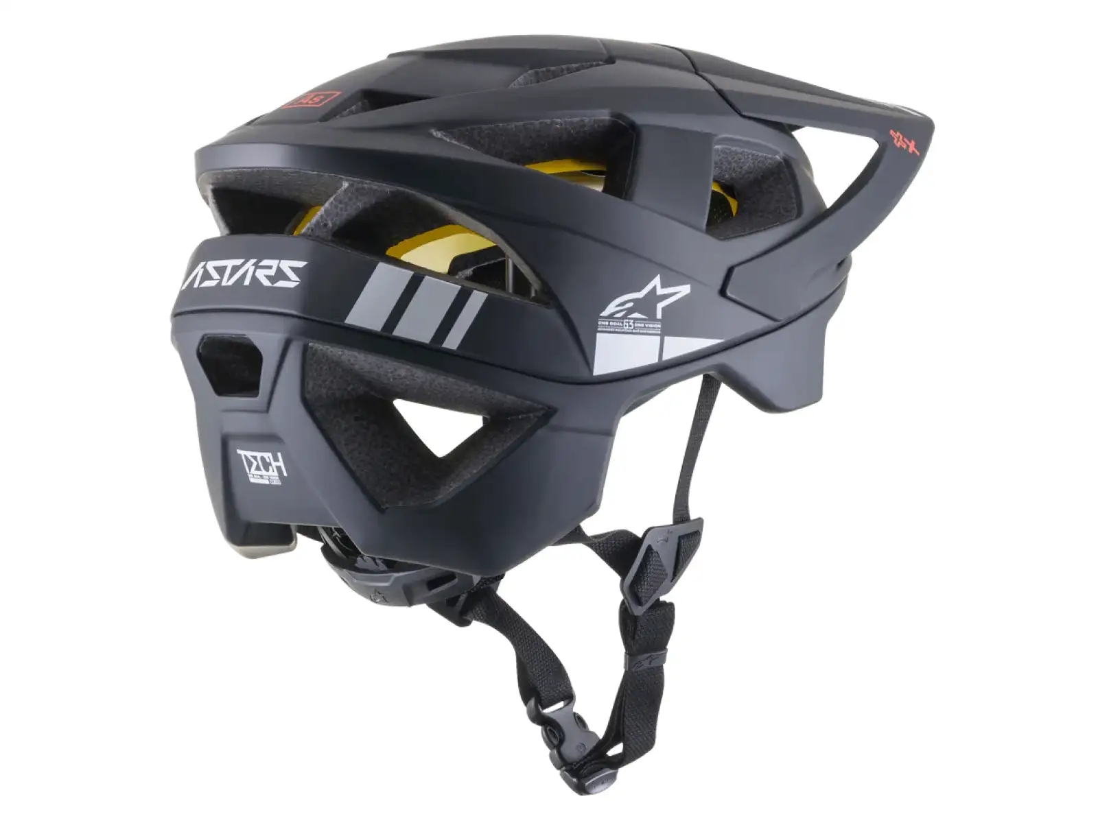 Alpinestars Vector Tech MIPS enduro přilba Black/Light Gray Matt ROZBALENO