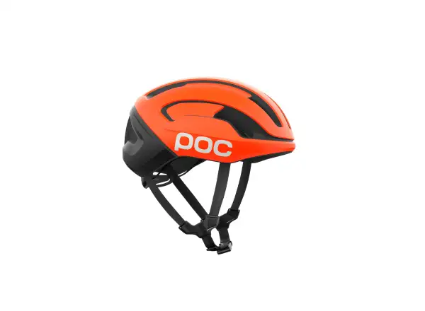 POC Omne Beacon MIPS silniční přilba Fluorescent Orange Matt/Uranium Black Matt