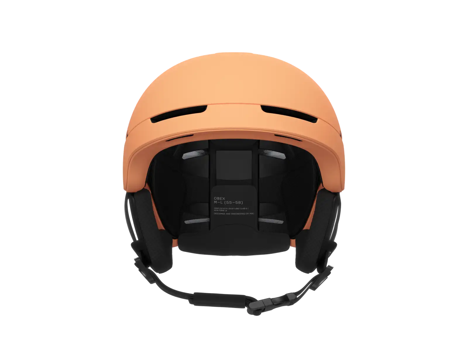 POC Obex MIPS lyžařská přilba Apricot Sunstone Matt