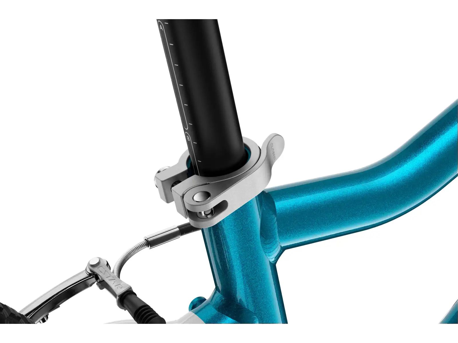 Woom GO 4 Metallic Blue 20 dětské kolo