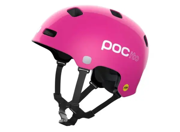 POC POCito Crane MIPS dětská přilba Fluorescent Pink