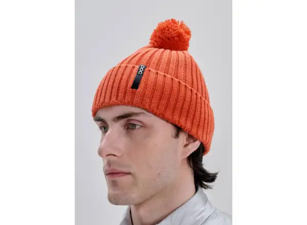 POC Beanie Pom čepice s bambulí Agate Red