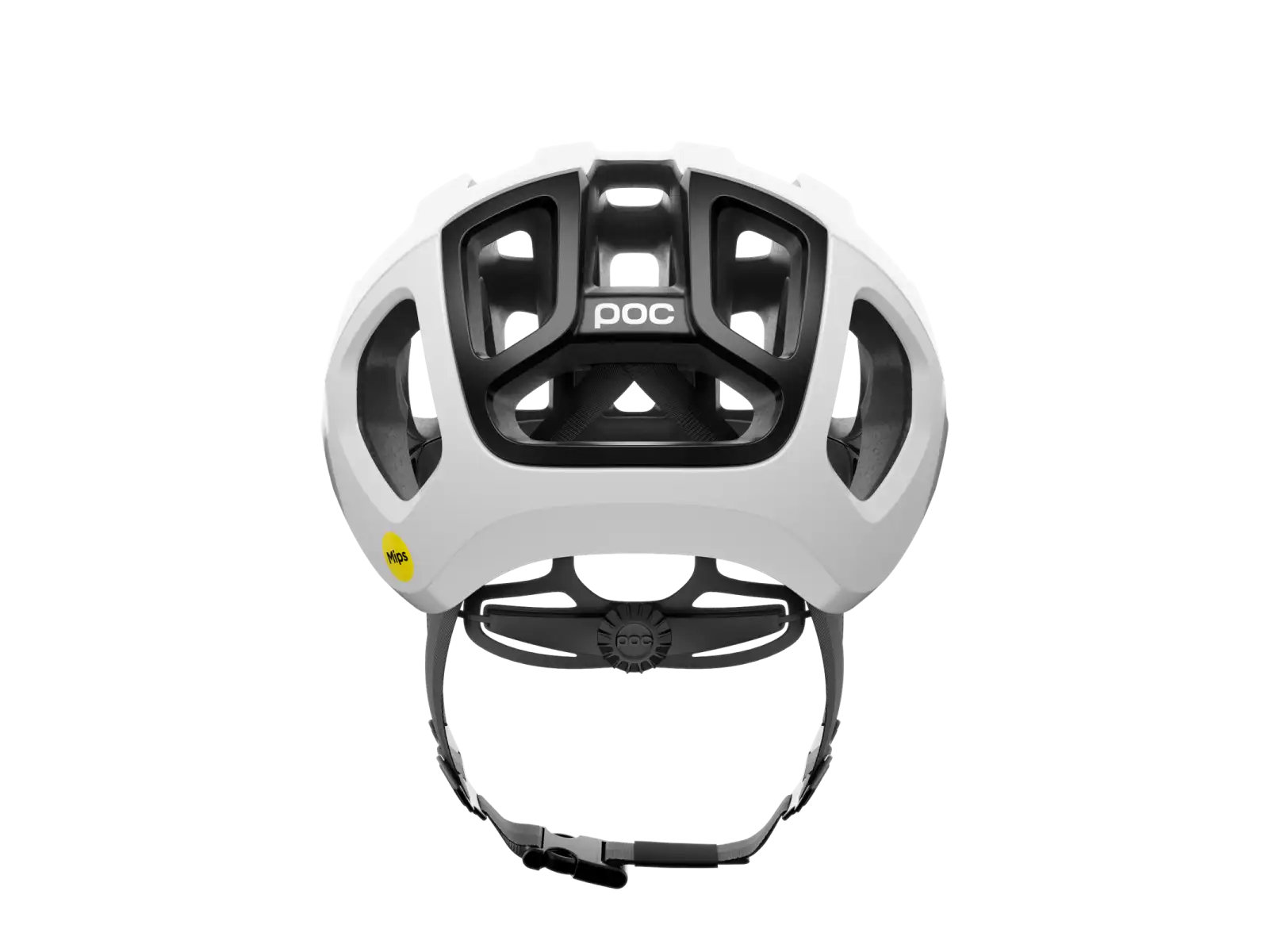 POC Ventral Air WF MIPS Hydrogen silniční přilba White/Uranium Black Matt