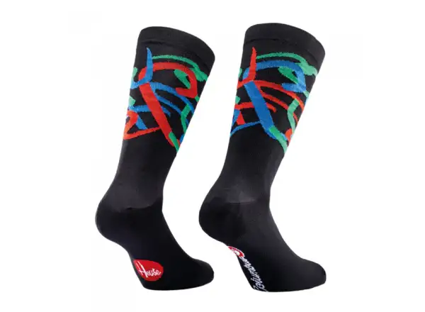 Cinelli COLUMBUS TUBOGRAPHY ponožky vysoké černá