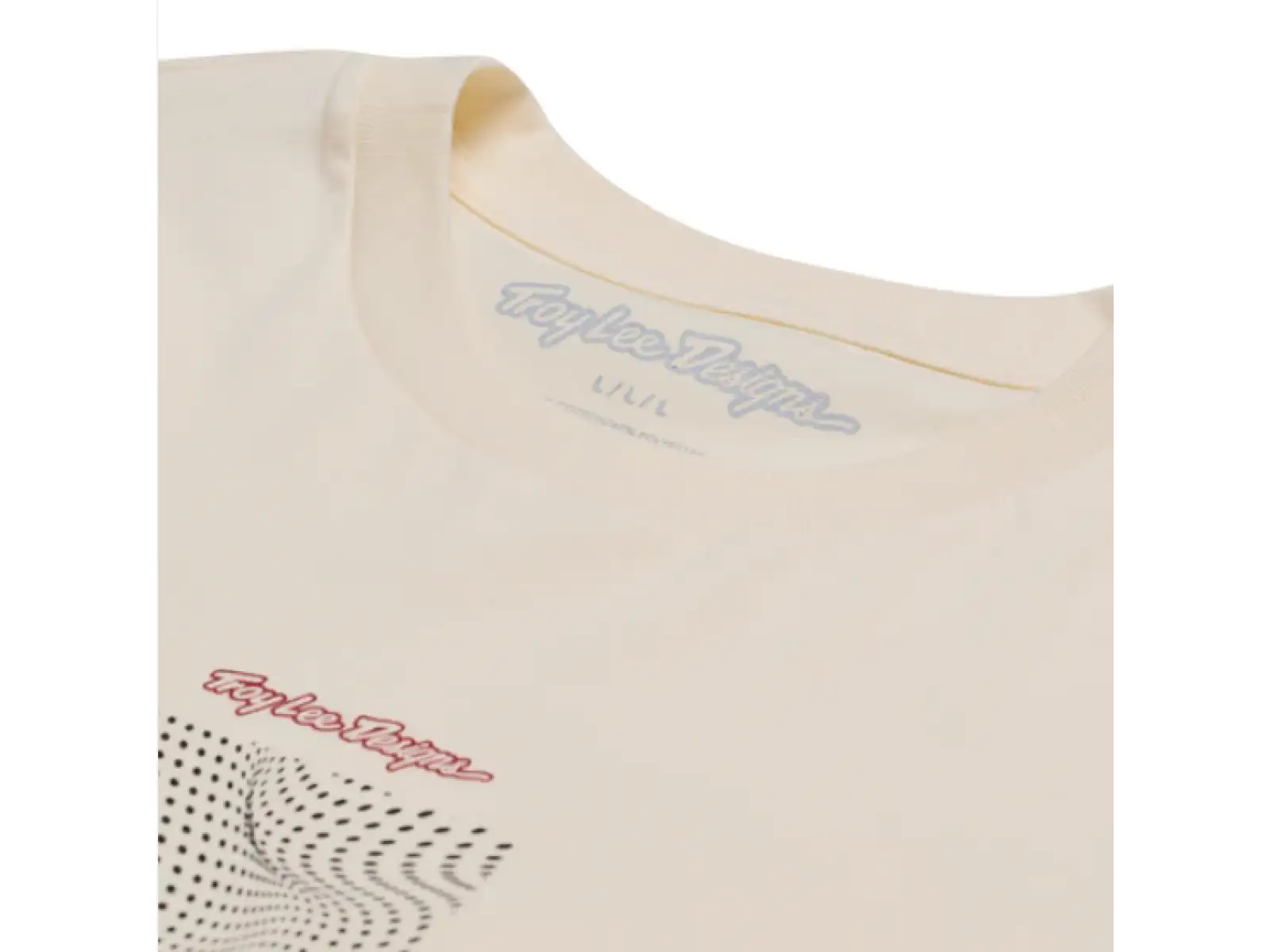 Troy Lee Designs Boxed Out pánské triko krátký rukáv Vintage White