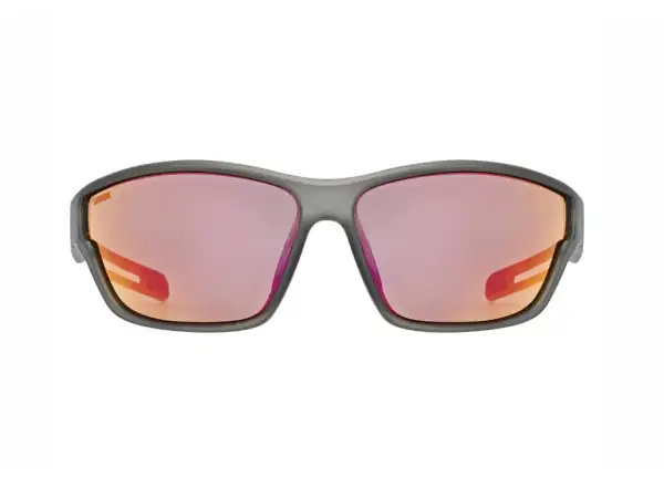 Uvex Sportstyle 806 brýle Smoke Matt/Mirror Red