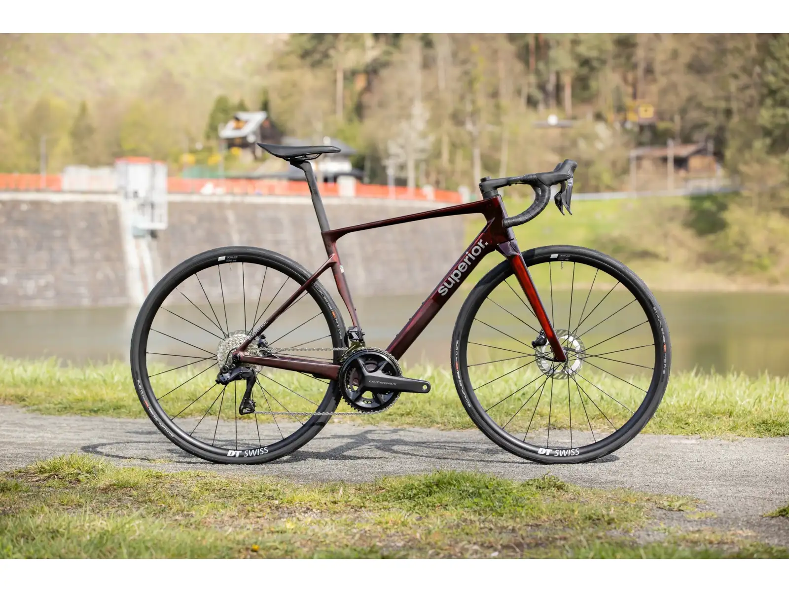 Superior XR 9.7 GF gravel kolo Gloss Carbon Red