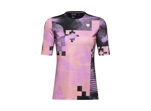 Fox Flexair Ascent Pulse dámský dres krátký rukáv Dusty Rose
