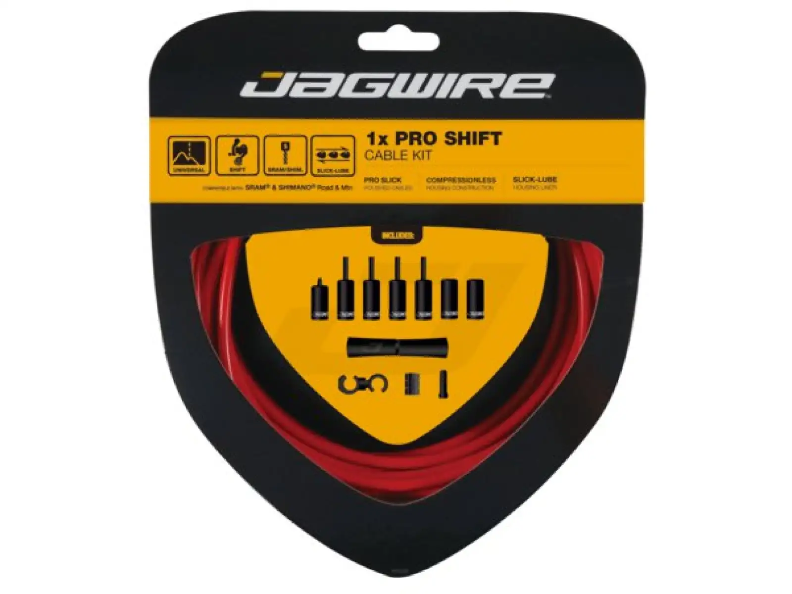 Jagwire PCK554 1x Pro Shift Kit, červená