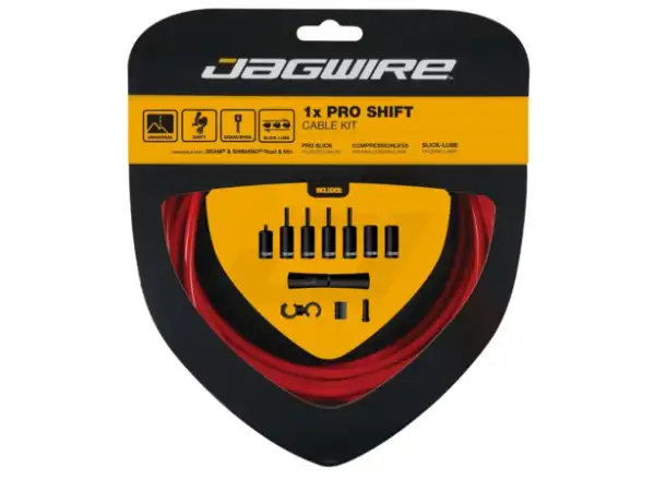 Jagwire PCK554 1x Pro Shift Kit, červená