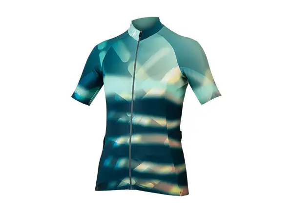 Endura Virtual Texture dámský dres krátký rukáv Glacier Blue