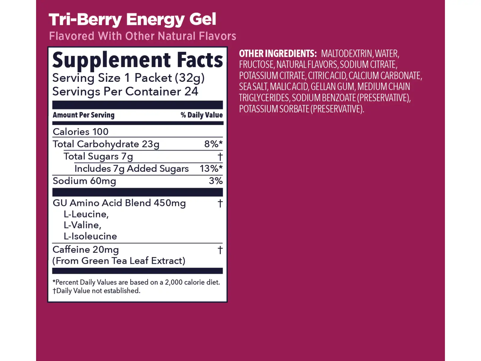 GU Energy Gel sáček 32 g Tri Berry