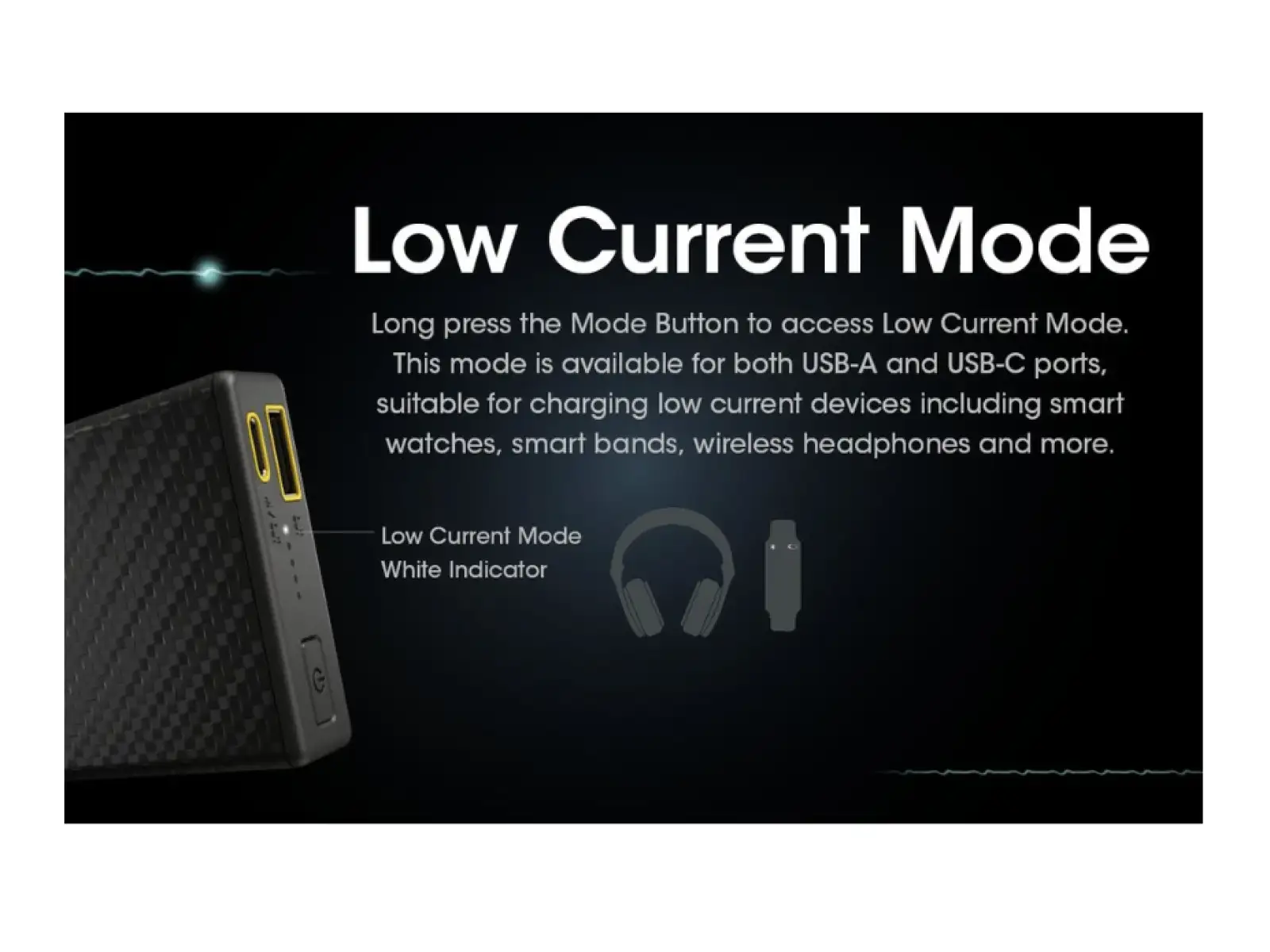 Nitecore výkonná Powerbanka CARBO 20000, USB-C, 20000 mAh