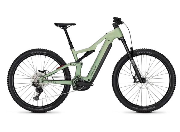 Focus THRON 8 720Wh celoodpružené elektrokolo Mintgrey matt / Artichokegreen matt