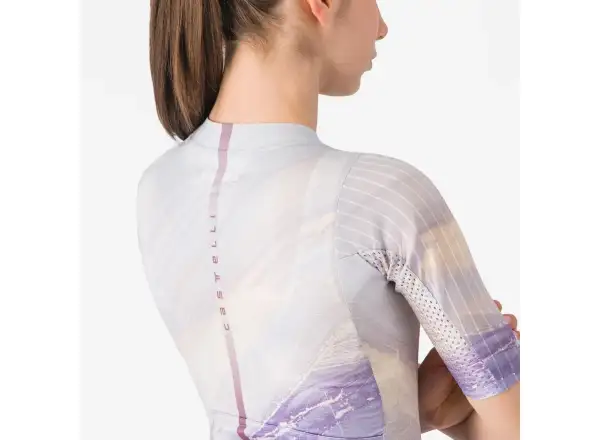Castelli Aero Pro 8S dámský dres krátký rukáv Multicolor Purple