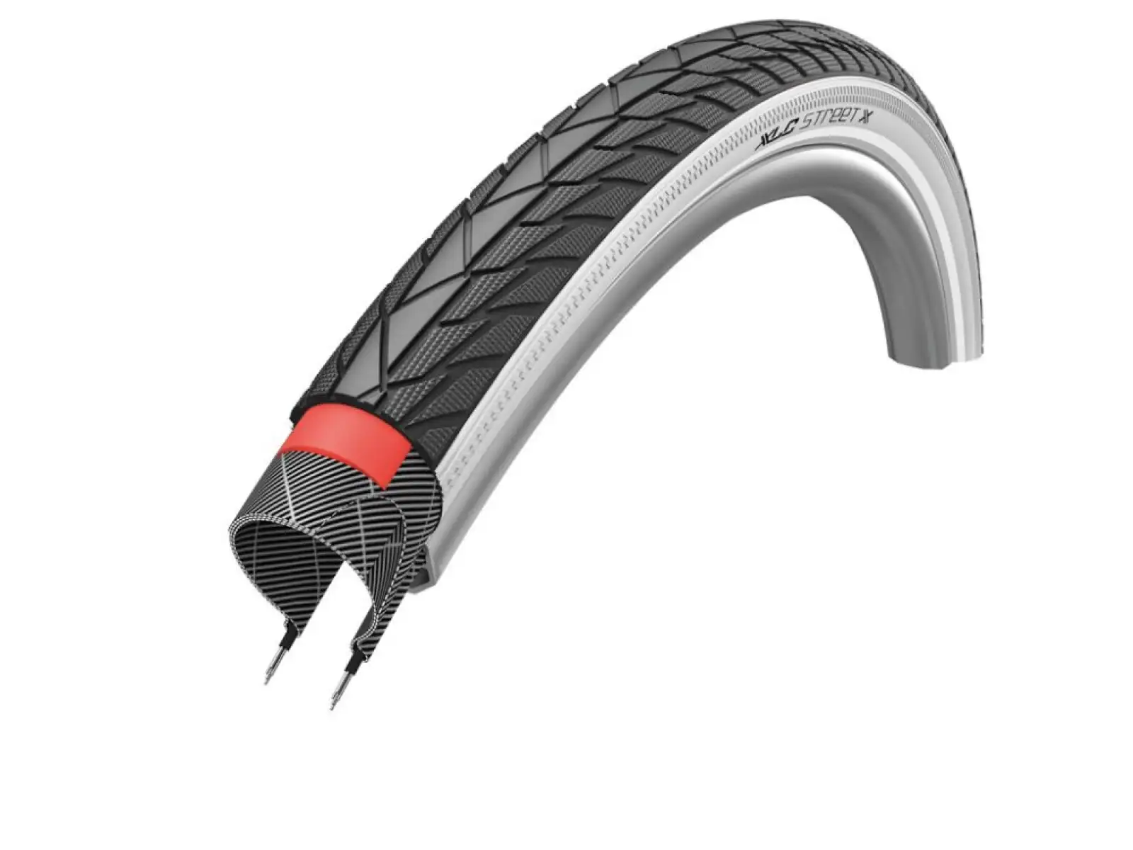 XLC PP 47-622 28x1.75  Plášť StreetX černa/krém Reflex