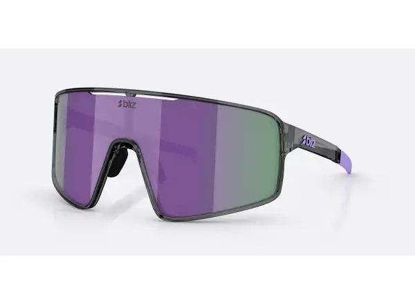 Bliz P001s sluneční brýle Crystal Black/Grey Purple Multi