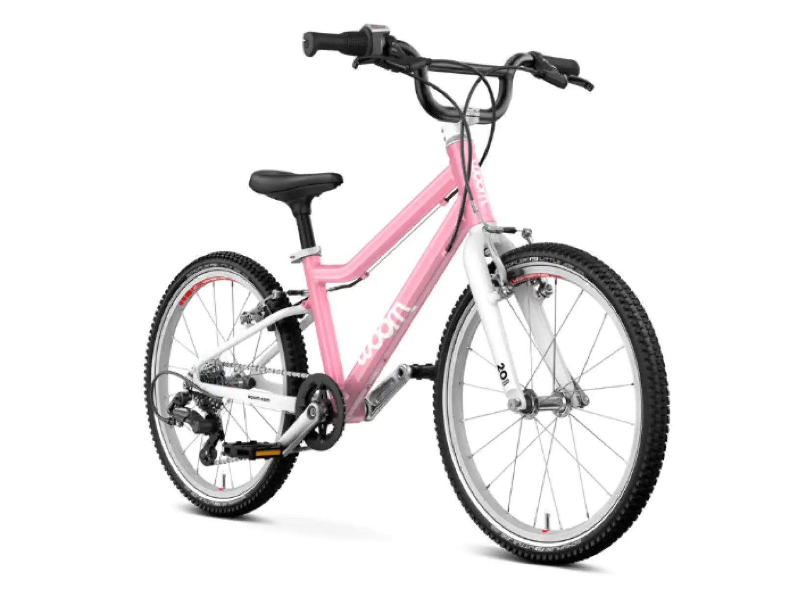 Woom Go 4 dětské kolo 20" Powder Pink