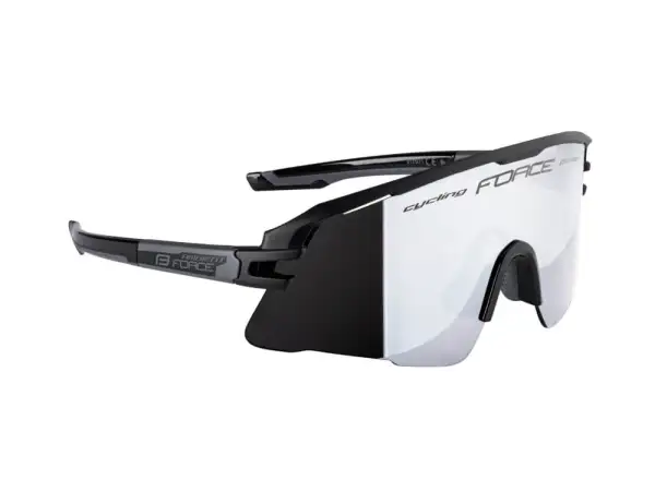 Force Ambient cyklistické brýle černá/šedá, černá zrcadlová skla
