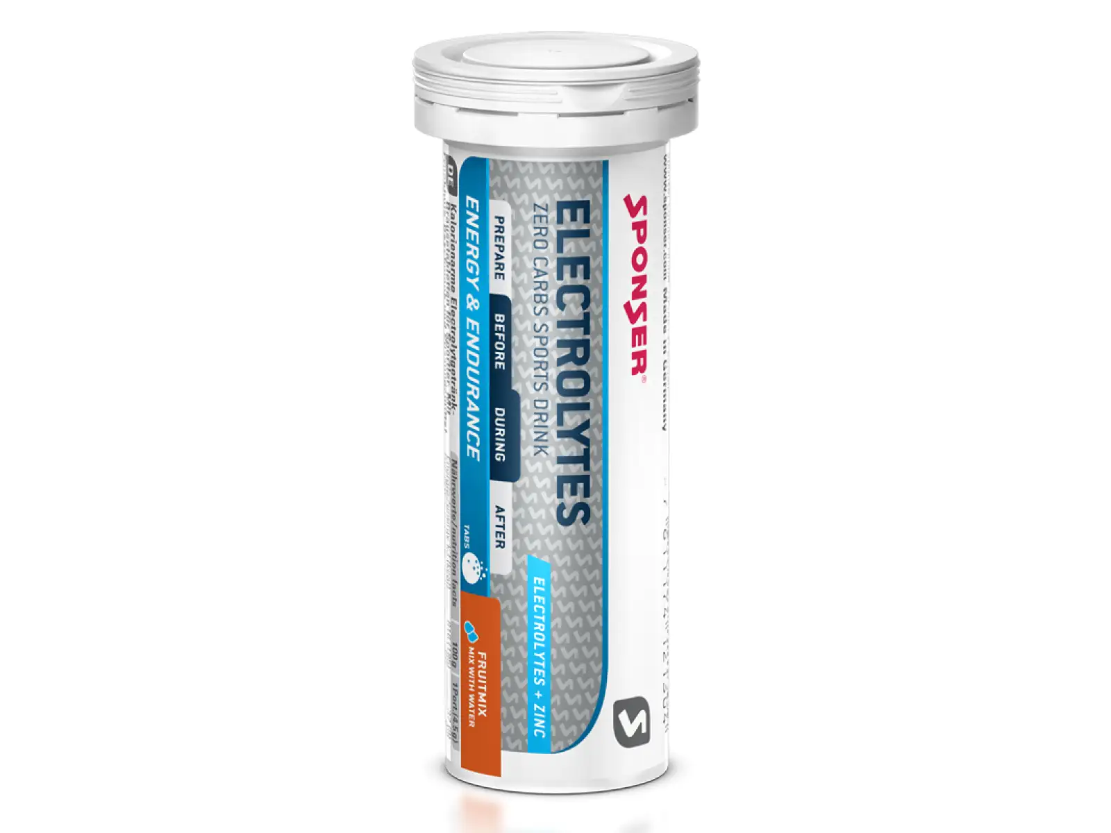 Sponser Electrolytes šumivé tablety red orange 10 tablet